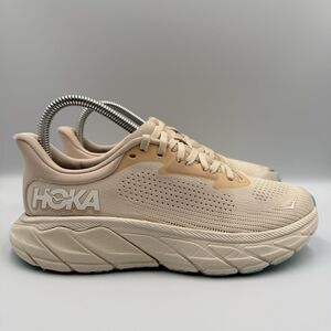 Hoka One One Arahi 7 Women's Size 6.5 B Beige Running Shoes Sneakers 1147851 VRM